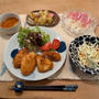 パンガシウスフライ・ミネストローネの晩ご飯と　我が家のシンボルツリー♪