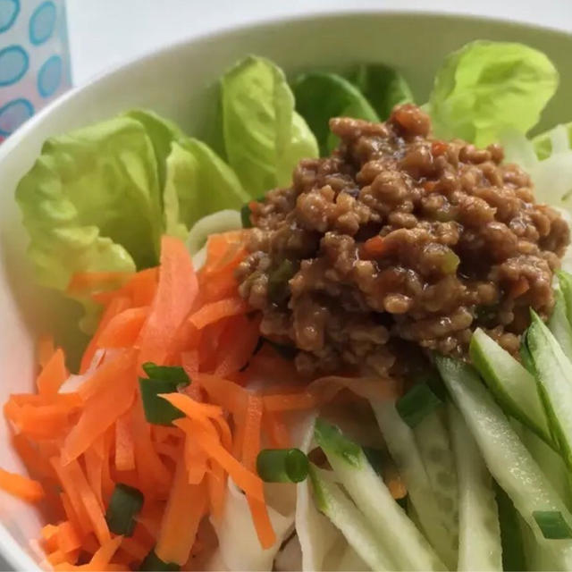 【こどもごはん】肉味噌の出番！肉味噌の作り置きからの〜ジャージャー麺