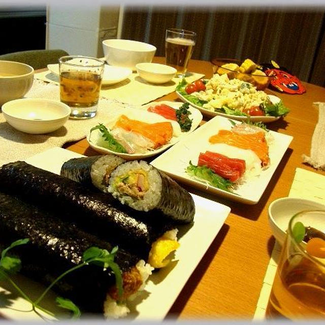 節分の食卓♪と、子供から聞く行事の由来