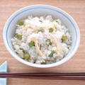 春を味わう！うすいえんどう豆と油揚げの豆ご飯