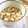 玉ねぎと厚揚げのしょうゆ蒸し＊バーミキュラで♪