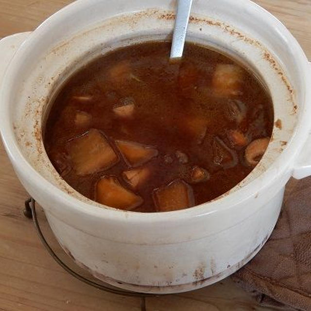大豆ミートのもつ肉豆味噌鍋（ヴィーガン）　レシピ