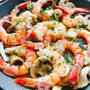 海老ときのこのアヒージョ(動画レシピ)/Shrimp and mushroom ajillo.