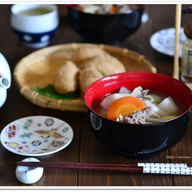 心と身体が温まる芋煮汁で朝ごはん