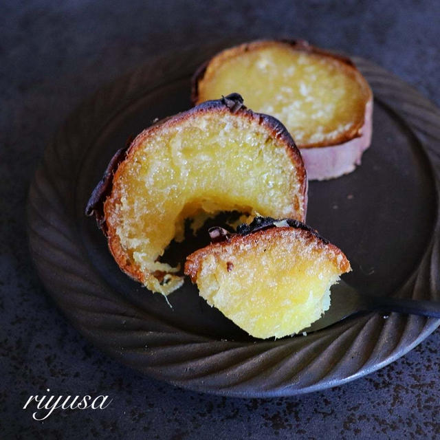 独り占めしたくなる旨さ♩なんちゃって焼き芋ブリュレ