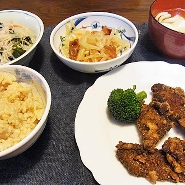 レバーの唐揚げ　＆　調子が狂う^_^;