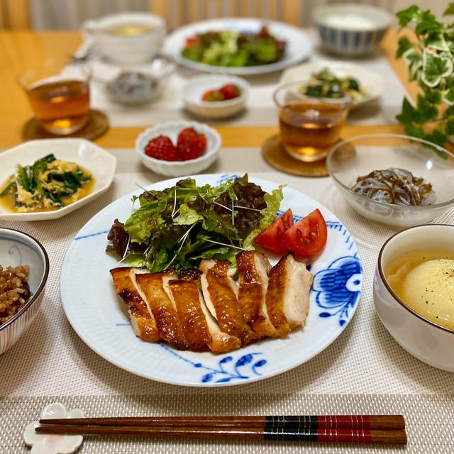鶏肉の味噌漬け焼き♪