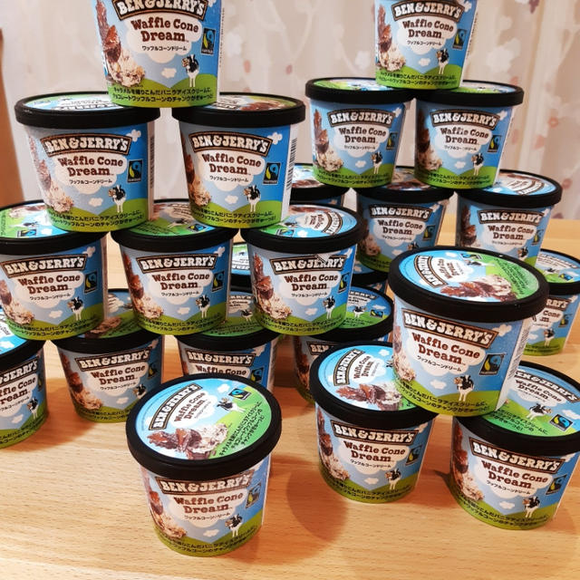 BEN&JERRY'S　ワッフルコーンドリーム大人買い♡