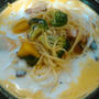 息子に連れられモチスパでランチ