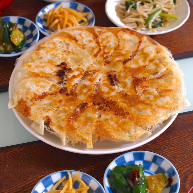 納得の「餃子の羽根」ができた