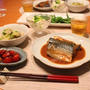 ストウブで『鯖の味噌煮』の献立。