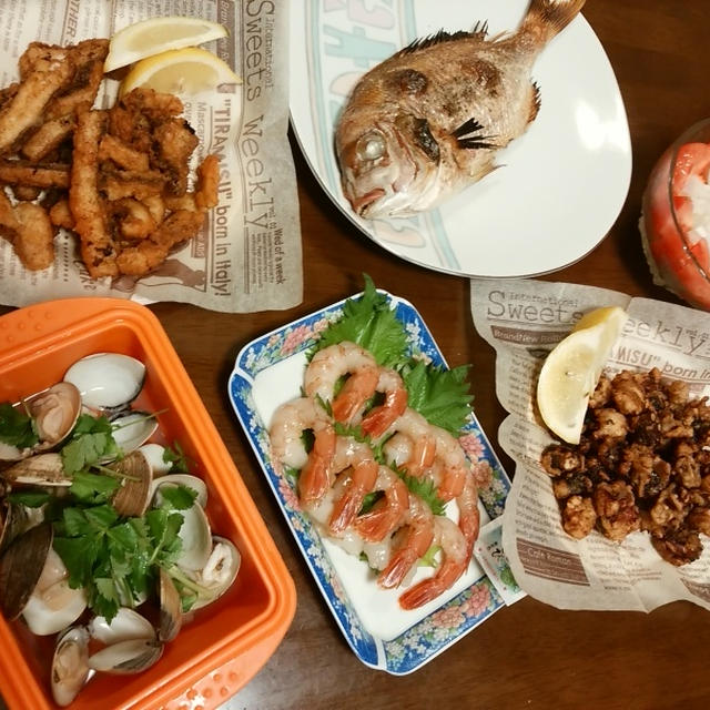 ひな祭りの日の晩御飯