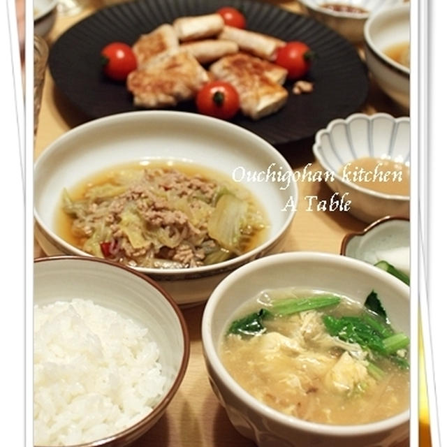 お豆腐やしらたきを使って 身体に優しい晩ごはん♪
