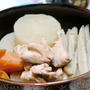 今日の晩ご飯/ヘルシーでボリューム満点！「鶏もも肉と根菜の煮物」