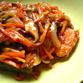 鮭の竜田揚げ withポン酢あんかけ