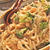 『イカ明太のとろけるチーズ焼きうどん』**大福さんとエビスのクリスマスプレゼント☆
