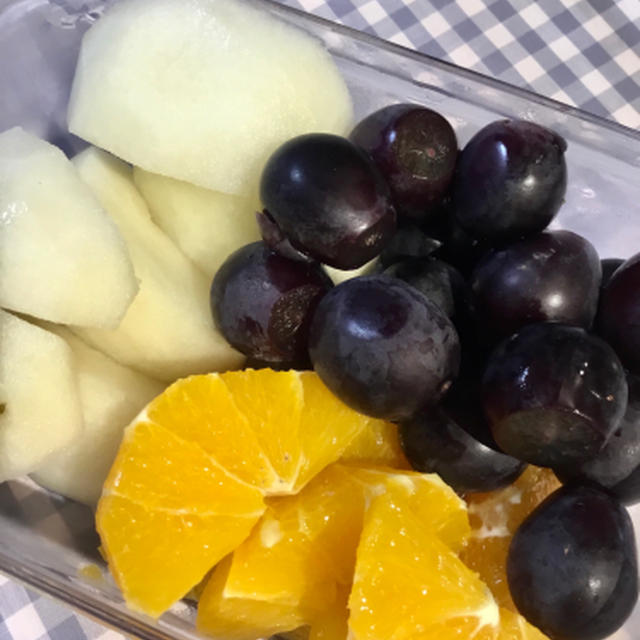 8月後半は頂き物とストックですごそう