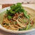 せりと納豆のツナパスタ／【music】Goldfrapp