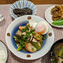 小エビと鯖缶の野菜あん