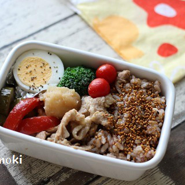 昨日の爽やか弁当。
