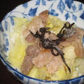 豚の塩こうじ炒めとキャベツのサラダ