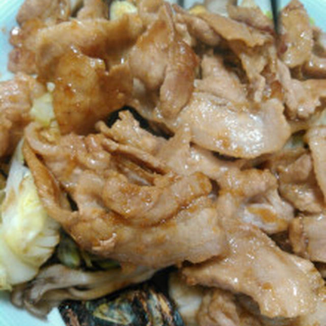 ノンメタポークの生姜風味な野菜炒め