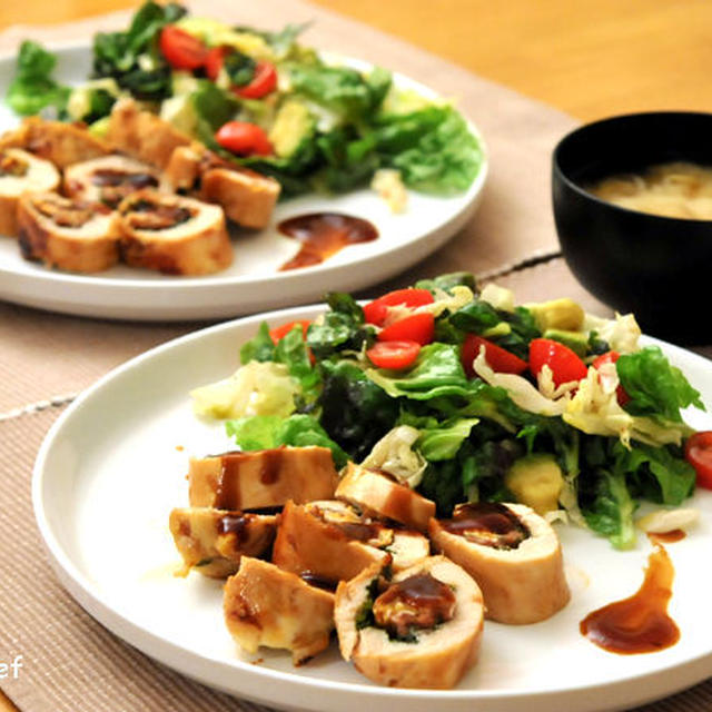 ささみの梅青じそチーズ巻きセット