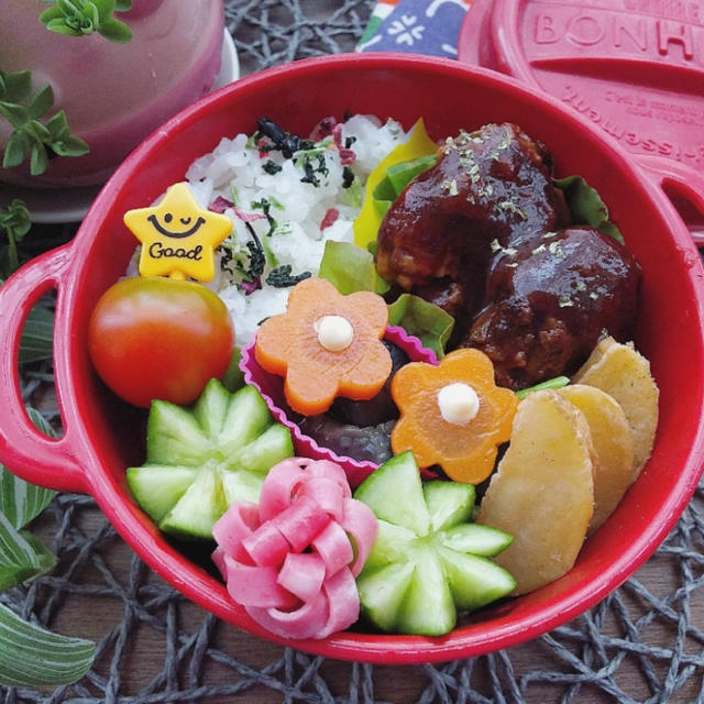 違う意味で疲れる...とお弁当今日のポイントは...