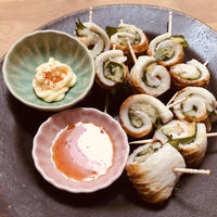 白菜漬ちくわ巻き巻き