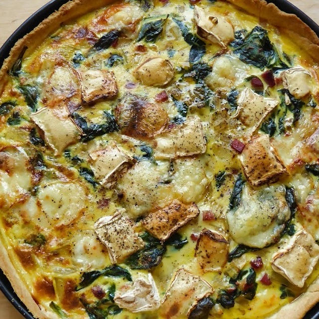 Quiche with spinach / ほうれん草のキッシュ