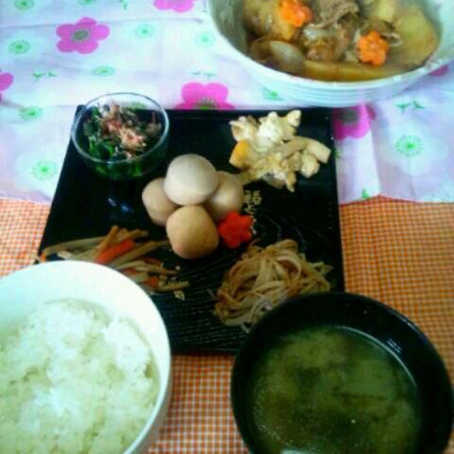 作りたくなり作ってみました、お昼御飯とお夕飯の中間のご飯(｀◇´)ゞ