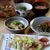 干物で梅味噌の生春巻き。ひとり満腹晩ごはん。