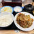 回鍋肉定食半熟玉子・選べる小鉢付きと生野菜を食べる 〜松屋〜
