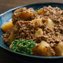 肉じゃが＋里芋の煮っころがし？お芋のひき肉あんかけのレシピ