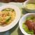 参観日　＆　水菜とベーコンのパスタ