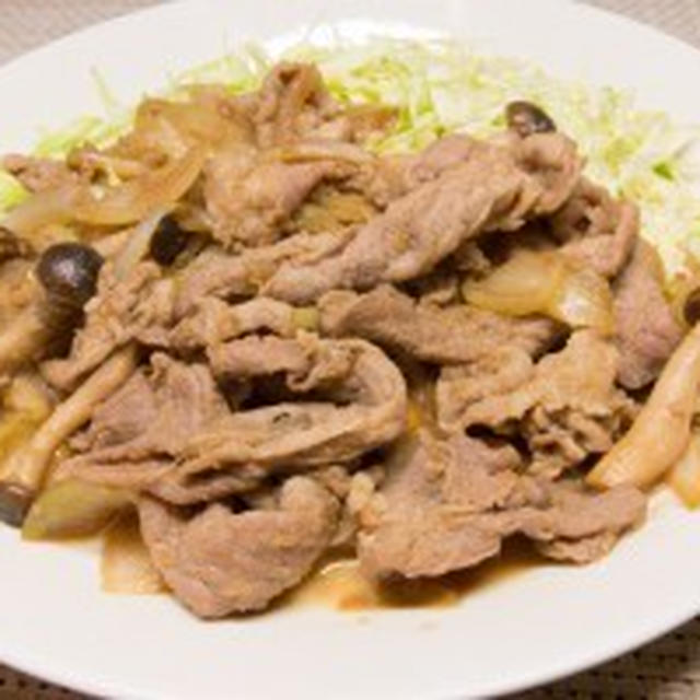 漬けて焼く・豚肉の生姜焼き