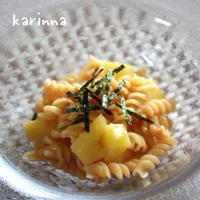 じゃがいもとたらこのパスタサラダ