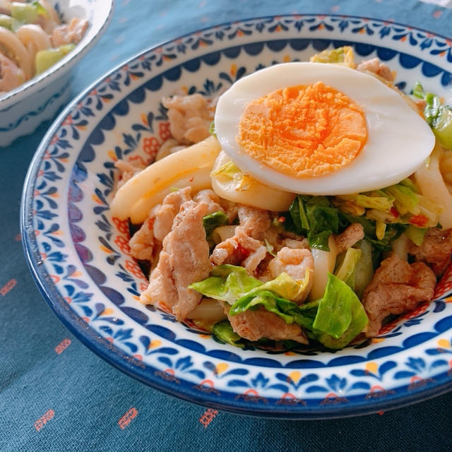 【レシピあり◎】焼肉のタレで！✨簡単スタミナ焼うどん