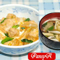 ふんわり♪鶏ひき肉の「親子丼」☆鶏スープで「にゅうめん」も！ by パンジーAさん