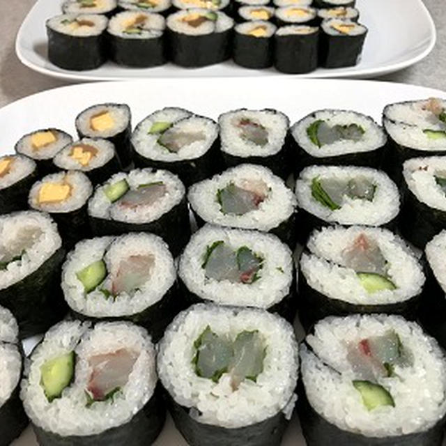 海苔巻きを作って＆庭のスノーフレーク♪