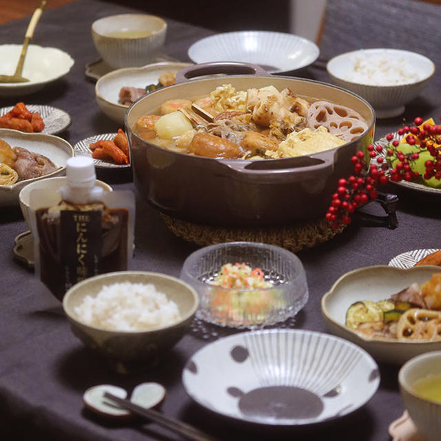 【献立】白だしとオイスターソースで作るおでんと、カルビと野菜の揚げびたしと、コールスローサラダなど。～僕とジムの話③～