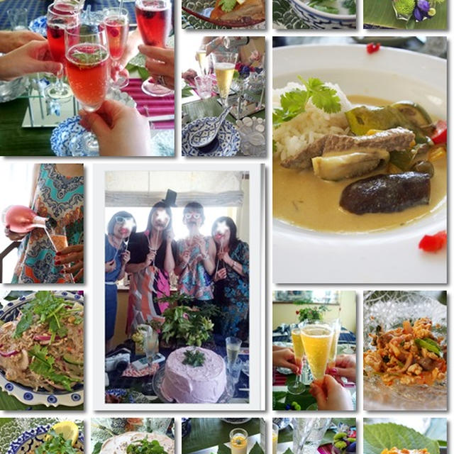 タイ料理で至福のおもてなし＆お誕生日おめでとう！