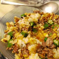 「オクラと納豆のチャーハン」とか