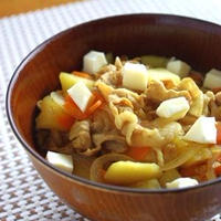 カレースープパスタ