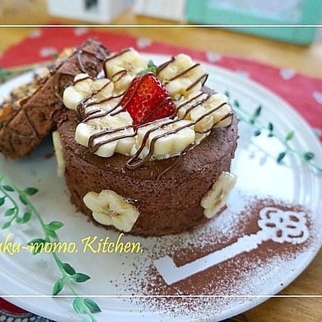 市販のスポンジで作る♪ショコラケーキの宝石箱（ヌテラチョコソース）