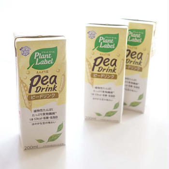 植物性タンパク質を手軽に♪雪印メグミルクのPlant Label Pea Drink