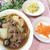 豚肉と白菜のすき煮風、にんじんのみそサラダ、915円！