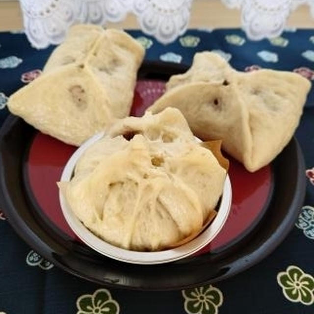 黒豆あんまん♪