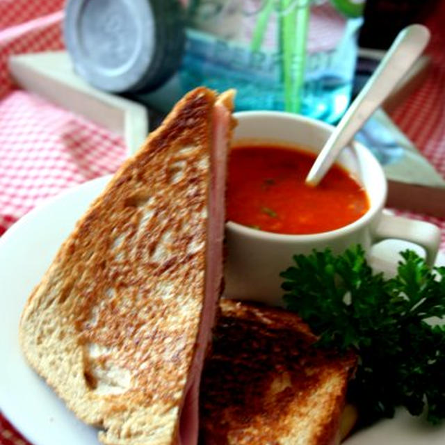 Roasted Garlic Tomato Soupローストガーリックとトマトのスープ