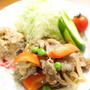 豚肉のソース炒め　レシピ